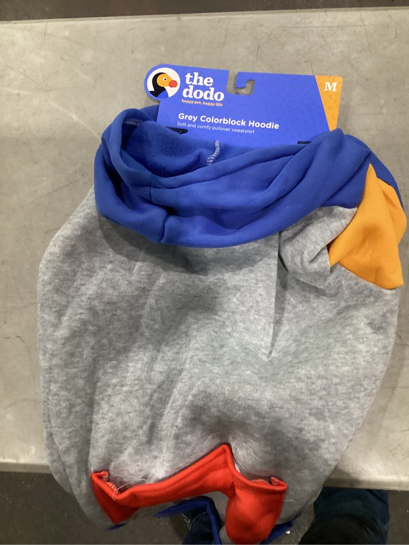 Grey Colorblock Hoodie 