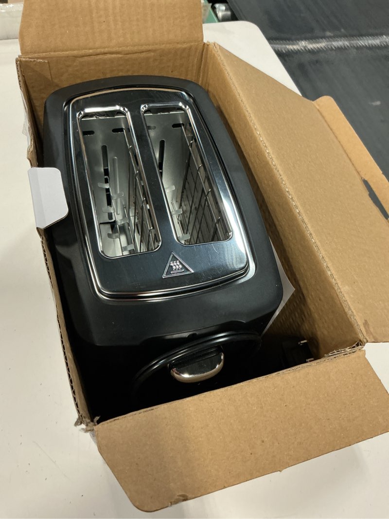 Condition photo showing Good Condition for toaster 2 slice wide slot toaster best rated prime displav smart toasters with lcd digital countdown timer and bagel/defrost/cancel/reheat function black