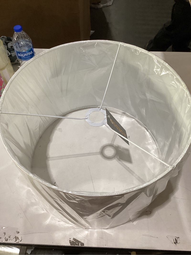 Condition photo showing New/Like New for White adesso lamp shade