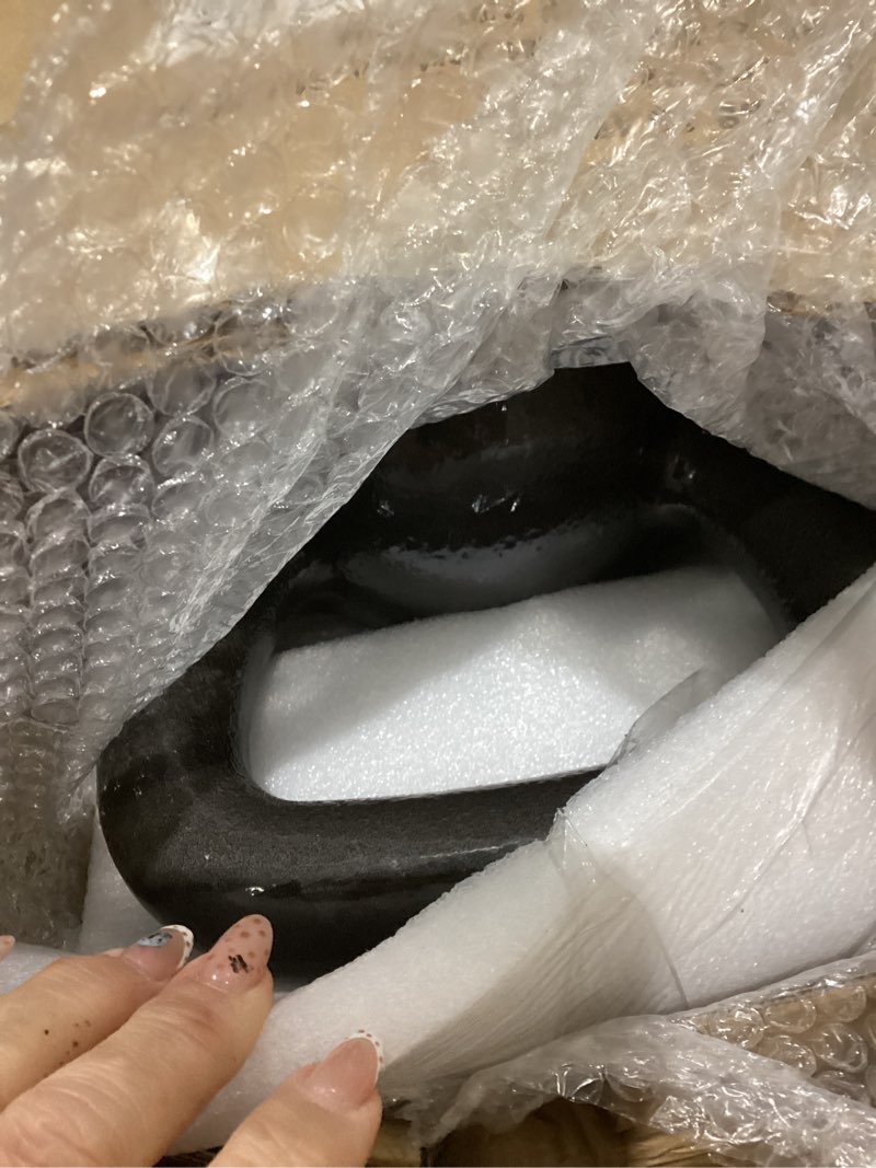 Condition photo showing Good Condition for amazon basics cast iron kettlebell 50 pounds