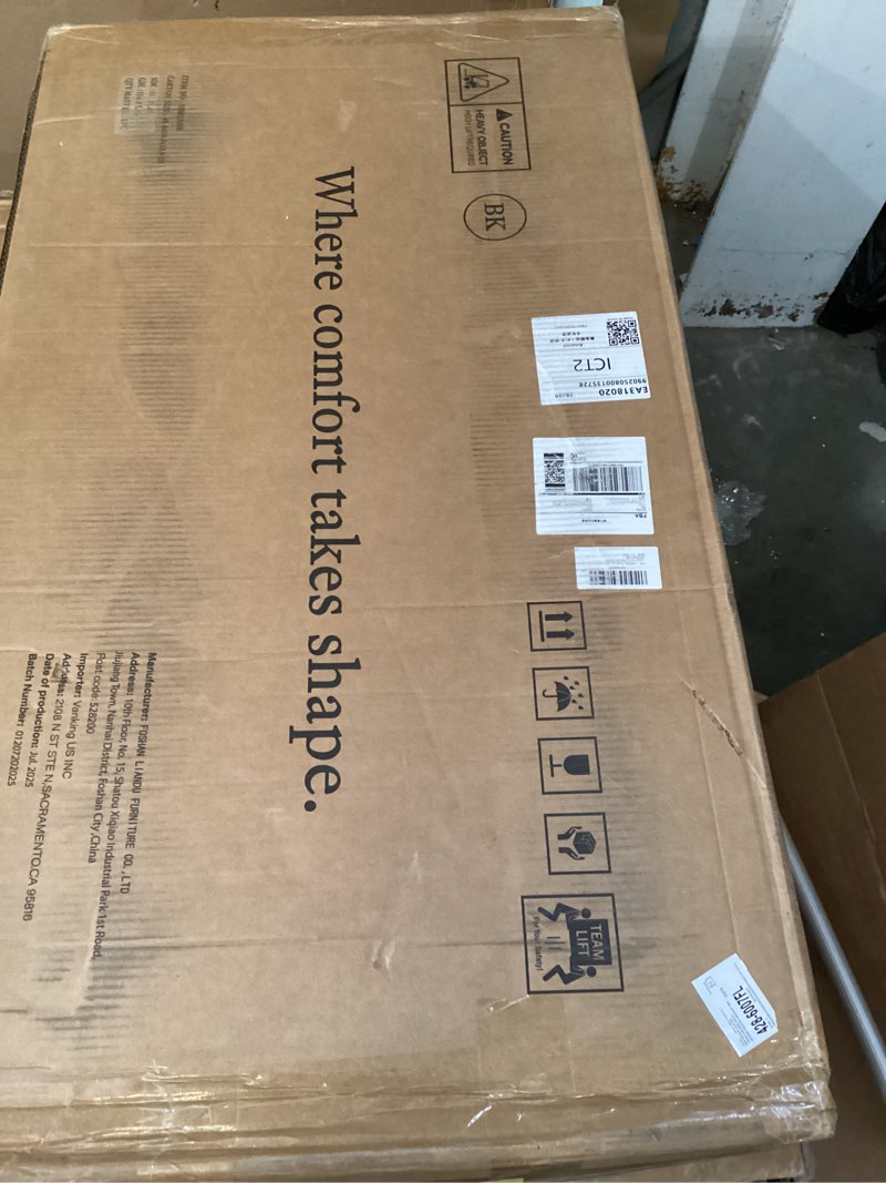 108" modular sectional sofa - l-shape chaise, modern modular cloud couch with deep seat and pillow, boneless couch comfy sofa for living room & apartment, no assembly(black)