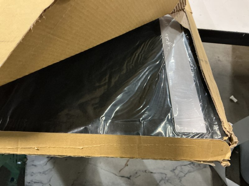 Condition photo showing Good Condition for large bulletin board - 72 x 48 inches cork board with 30 pushpin, 6' x 4' felt cork board notice pin board, self-adhesive vision board mood board foldable photo board for wall (black) black 72 x 48inches