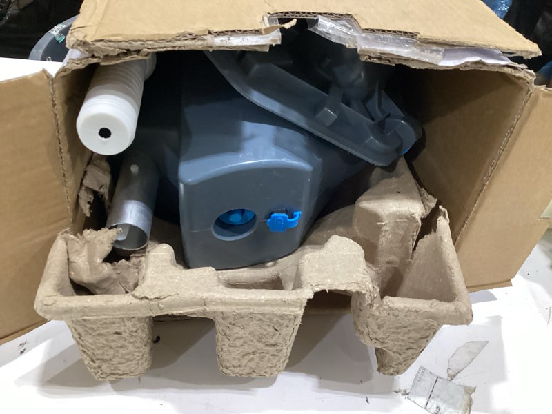Condition photo showing As Is for cordless pool vacuum for above ground pool with telescopic pole, 18.5 gpm powerful suction, 45 mins runtime, rechargeable handheld pool cleaner with 2 brush heads for inground pools vako h10