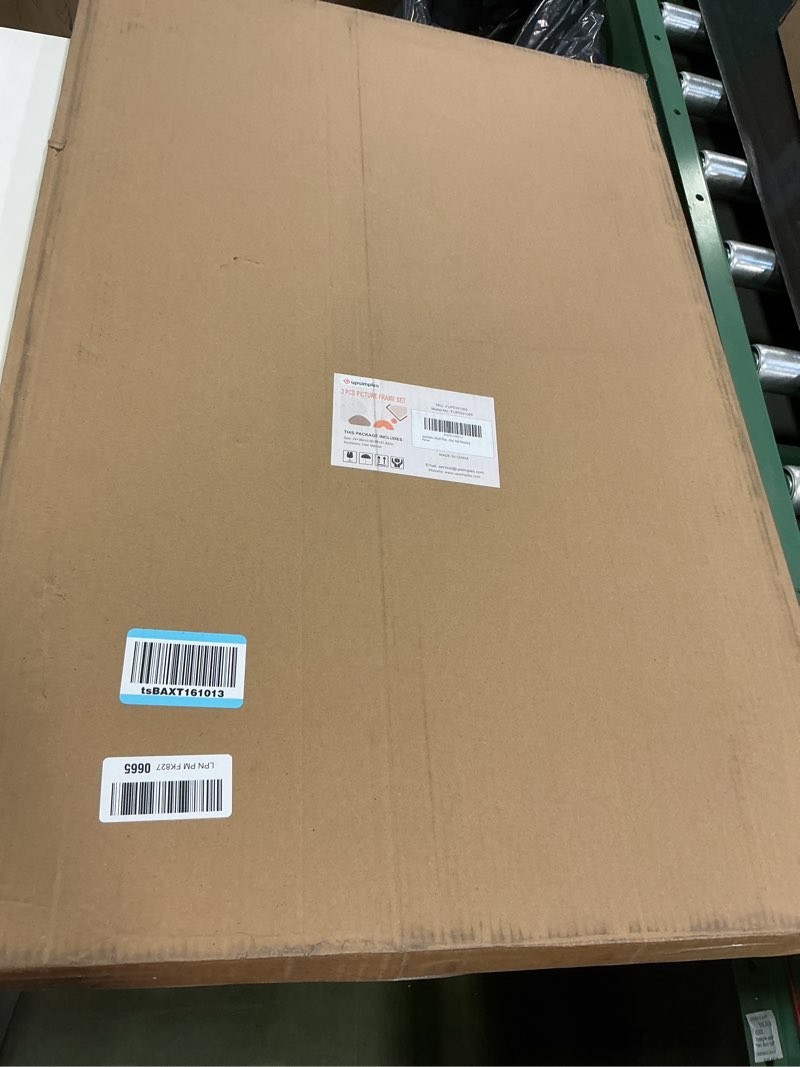 Condition photo showing New/Like New for upsimples 24x36 Poster Frame Black 3 Pack, Scratch-Proof Picture Frames 24 x 36 for Photo Gallery - 
