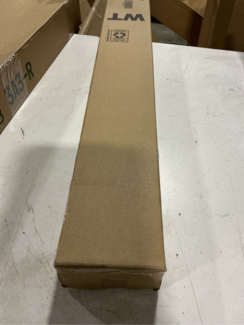 Condition photo showing New/Like New for dez furnishings premium cordless 1" room darkening vinyl mini blinds, 24" w x 48" h, white 24"w x 48"h