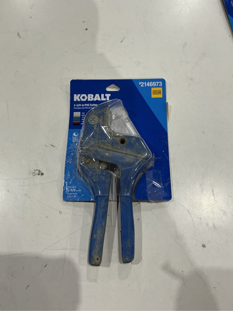 Condition photo showing As Is for kobalt cutter 1-1/4-in pvc cutter