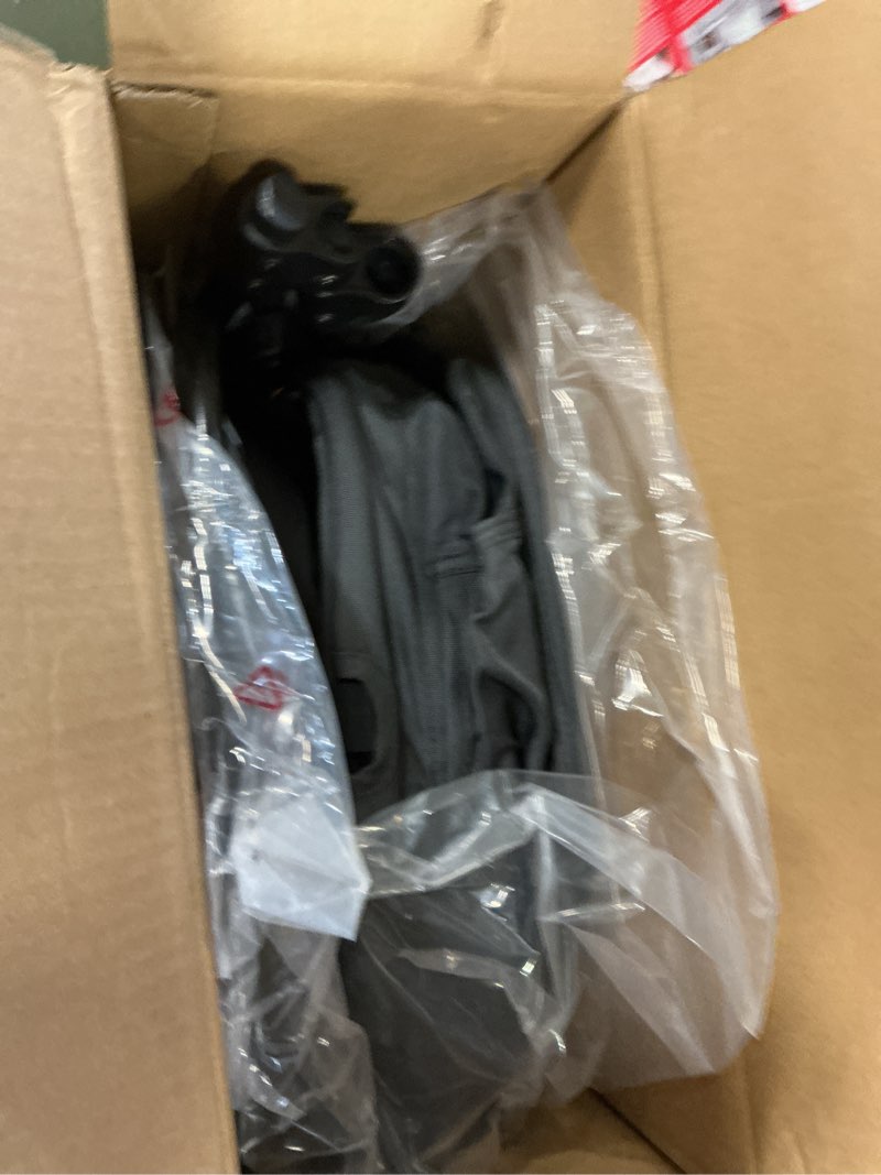 Condition photo showing Good Condition for 3 in 1 Pet Stroller with Removable Carrier, Folding Stroller for Small/Medium Dogs and Cats, Waterproof, All-Terrain, with Sun Shades, Car Seat Dark Gray 3 in 1 Small