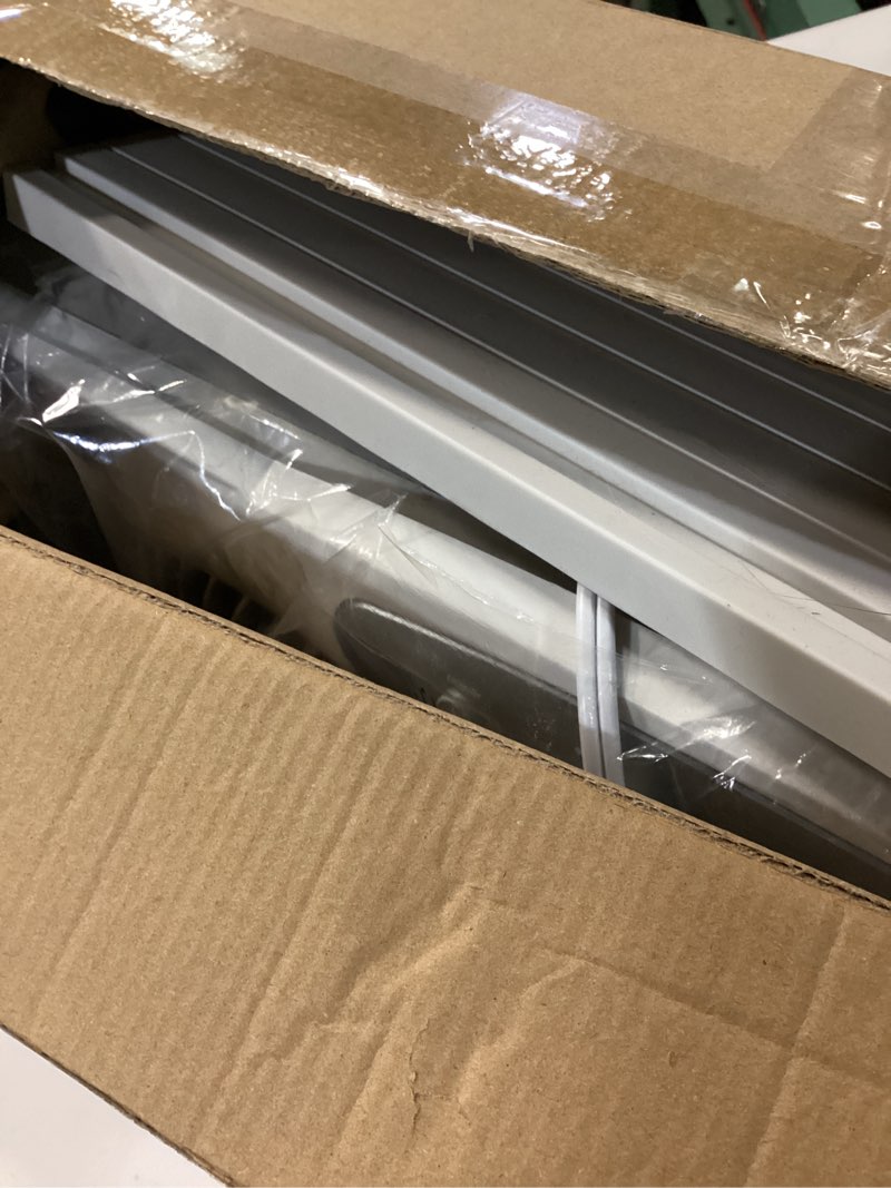 Condition photo showing Good Condition for bionaire window fan with reversible airflow blades – 3-speed settings, programmable thermostat, led display, remote control, fits 24–36" windows, no assembly required white 2 blades electronic control with lcd screen window fan