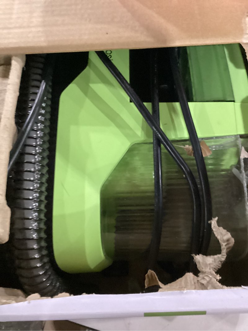 Condition photo showing Good Condition for (not test)aaobosi portable carpet cleaner machine, 17kpa upholstery steam cleaner with smart voice prompting, self-cleaning, 4 tools for pets, car, couch and stairs- c688, greend