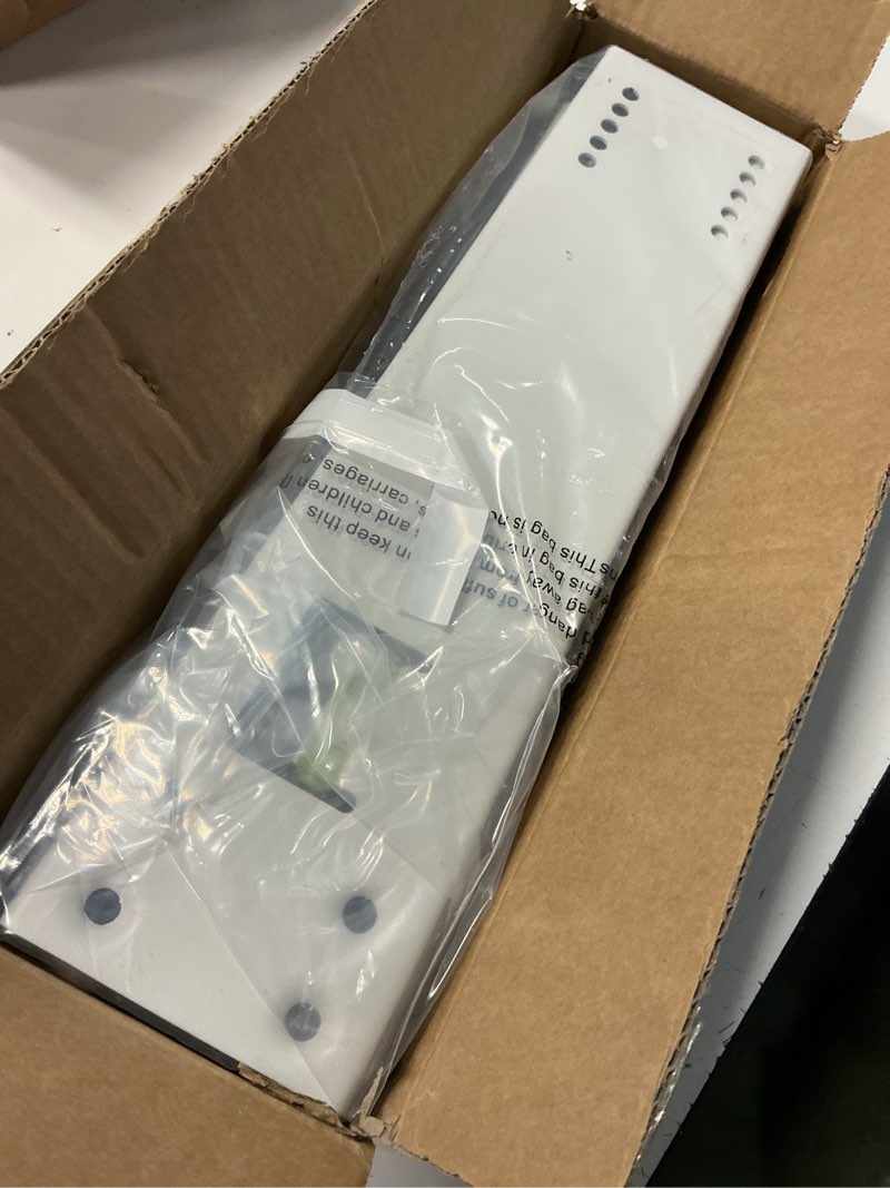 Condition photo showing New/Like New for window air conditioner support bracket: adjustable anti-slip shock-absorbing mat window safe bracket built-in bubble level - 5000 to12000 btu ac units window mount bracket up to 85 lbs 13 inch-85 lbs