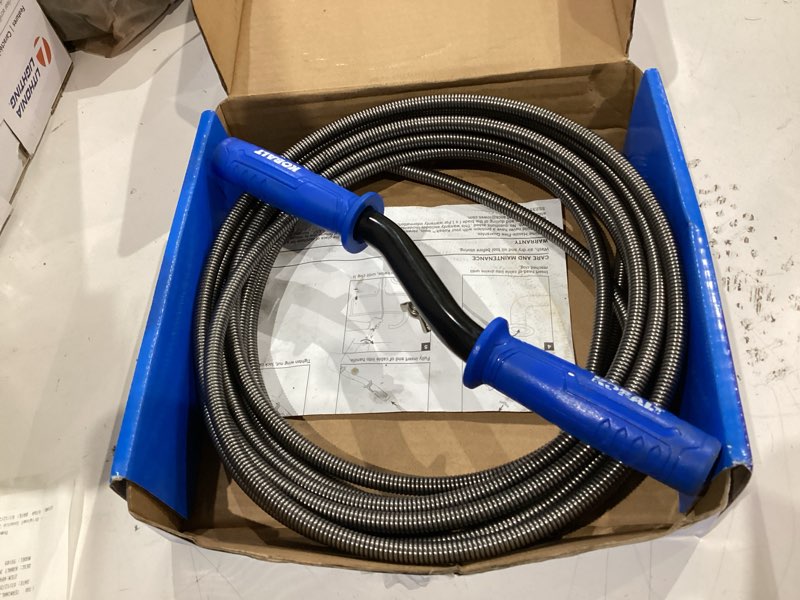 Condition photo showing Good Condition for kobalt 3/8-in x 25-ft high carbon wire hand auger for drain