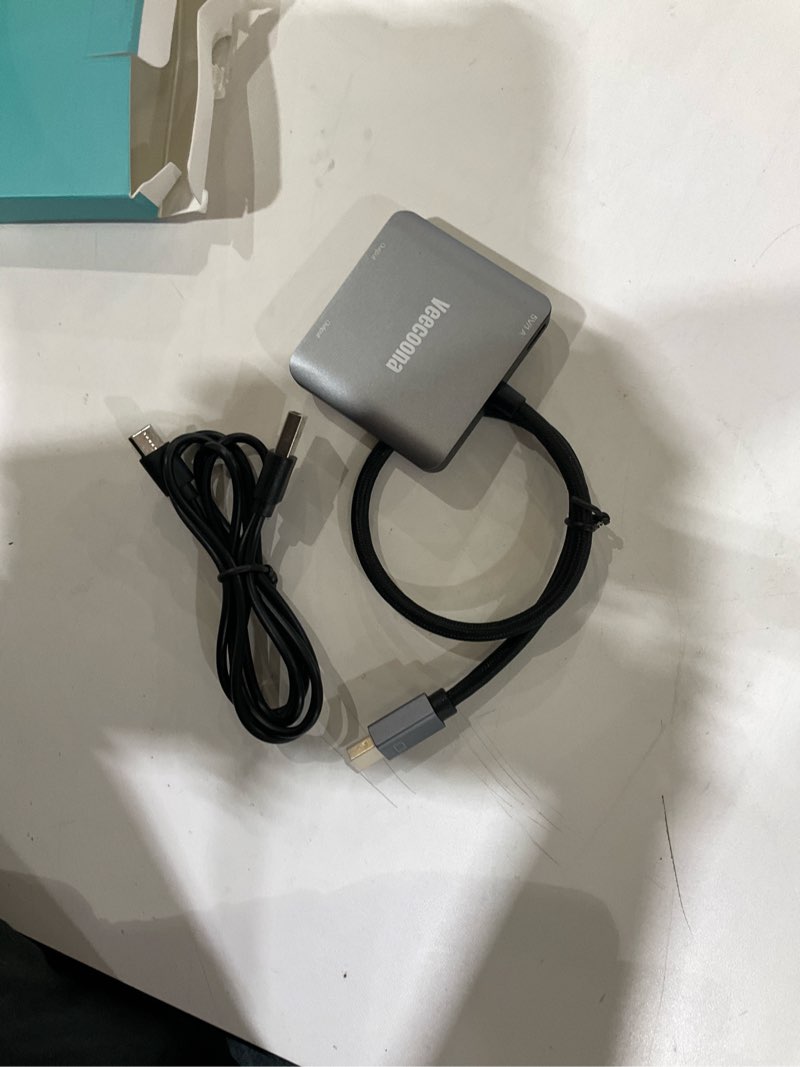 Condition photo showing As Is for Mini DisplayPort to Dual HDMI Adapter | 4K60Hz, Thunderbolt 2 DP Male to HDMI Female Splitter Extended Display port splitter for Dual monitors, for MacBook Air/Pro, Mac mini, Surface Pro/Dock