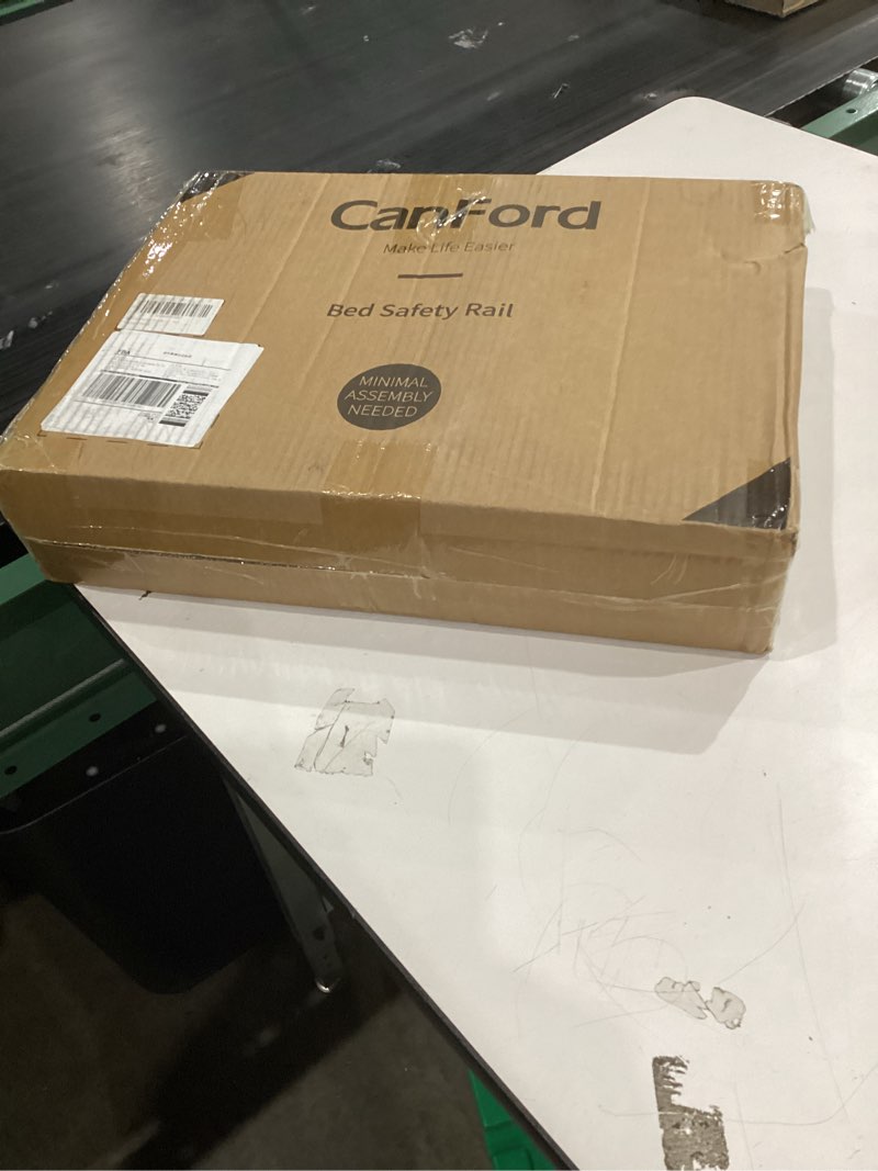 Condition photo showing New/Like New for Bed Rails for Elderly Adults Safety Extended Side Assist Grab Bar Handrails for Seniors Adjustable Bed Cane with Motion Sensor Light Bed Guard Handle Bedside Railing, Fit King Queen Full Twin