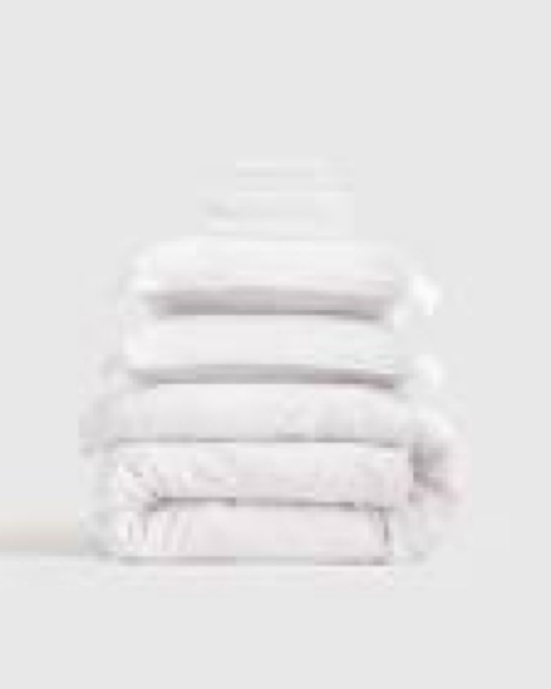 european linen deluxe bedding bundle, king, white