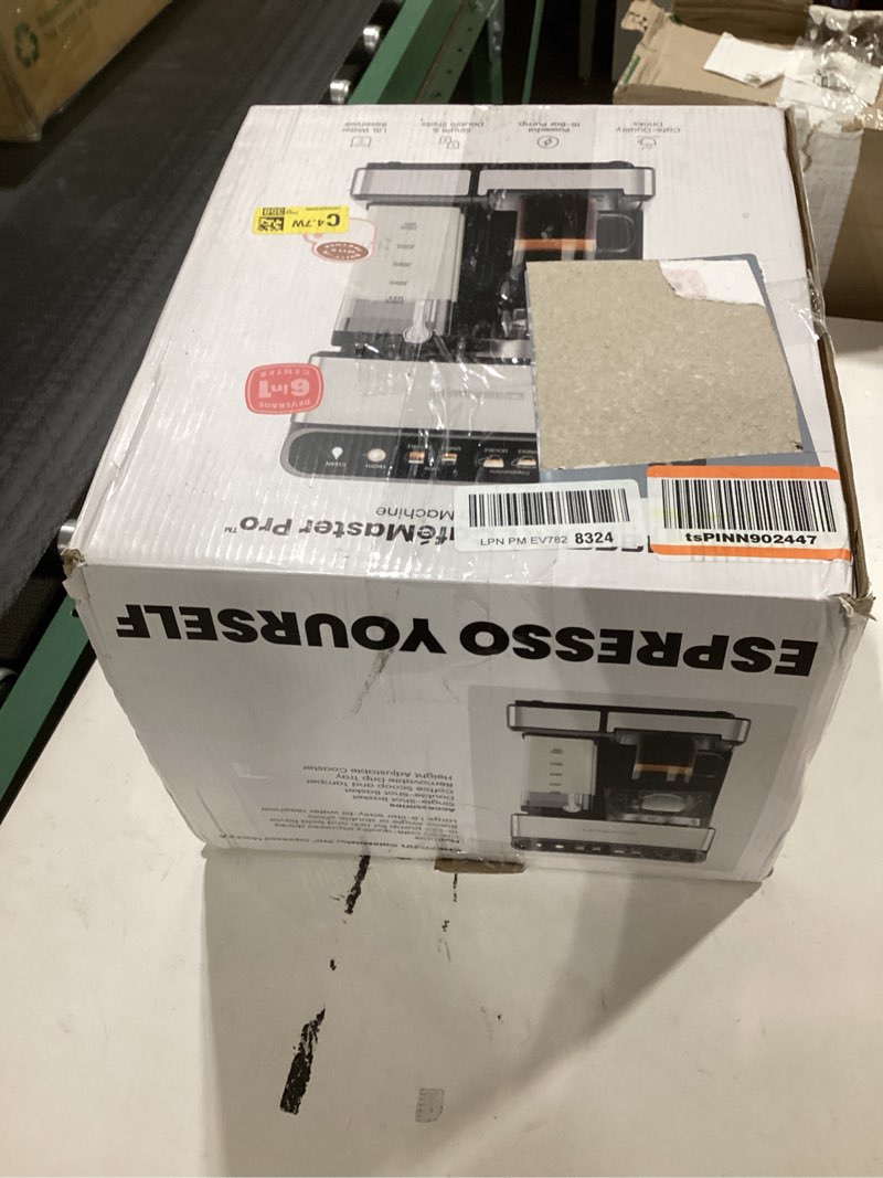 Chefman CaféMaster Pro Espresso Machine, Brew Single or Double Shots, Coffee Maker with Built-In Mil