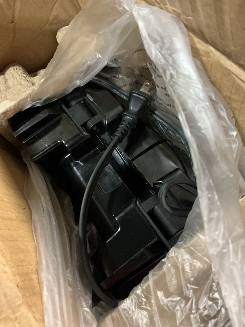 Condition photo showing As Is for mini waffles maker with 8 removable plates, 4 in 1 double small waffle maker mini- classic waffle, heart waffle, griddle, donut, 5" non stick waffle iron for kids and families, black 4 in 1 waffle maker