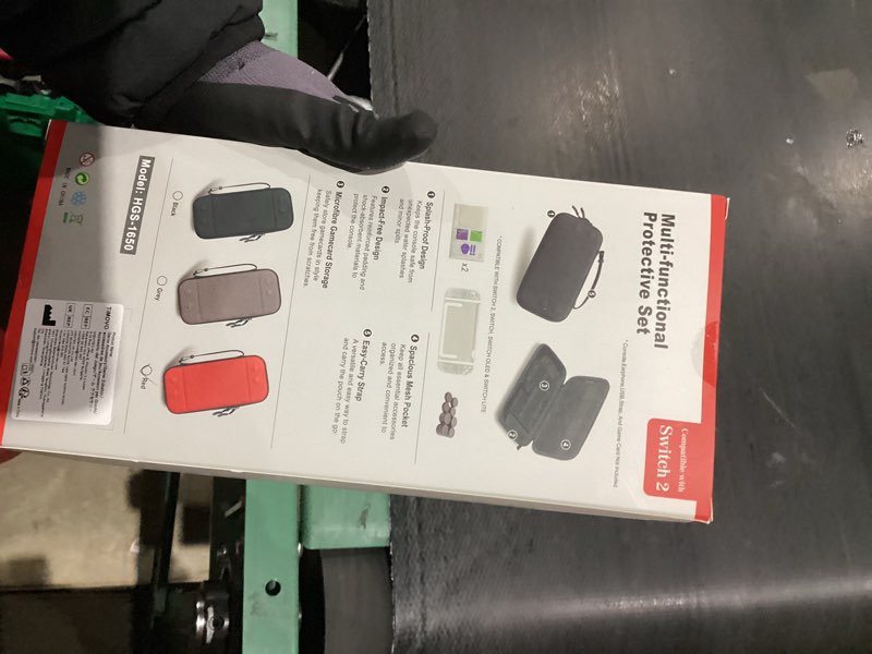 Condition photo showing New/Like New for TiMOVO Accessories Bundle Kit for Nintendo Switch 2, 14 in 1 Switch 2 Accessories with Carrying Case, PC Protective Cover, TPU JoyCon Case, 2 Pack Screen Protectors and 8 Pack Thumb Grip Caps-Red