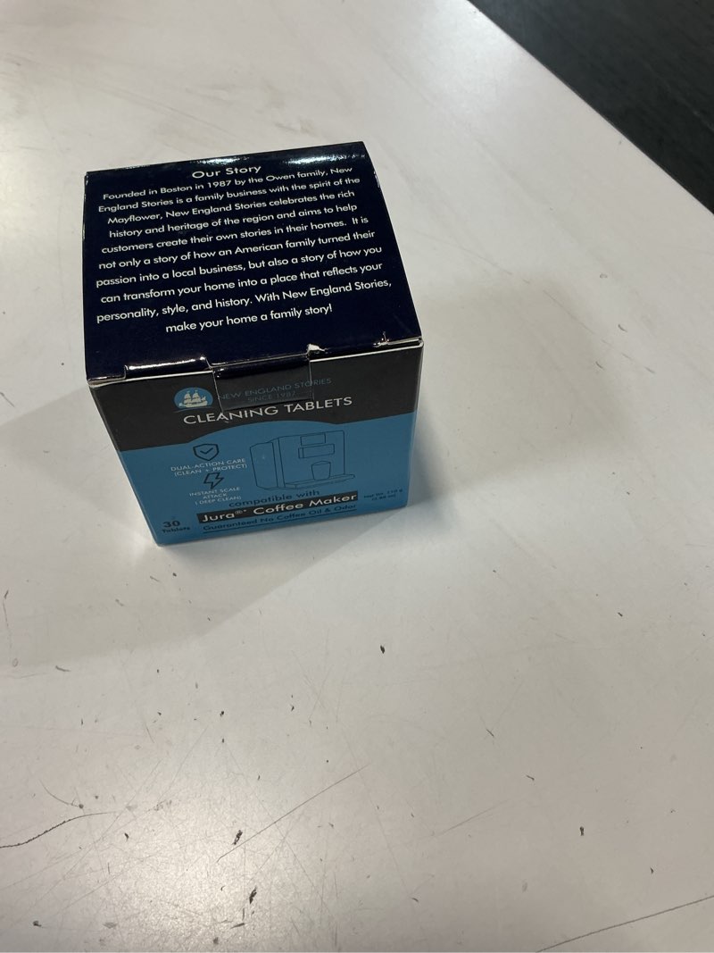 Condition photo showing New/Like New for new england stories jura compatible cleaning tablets - 30 count for all jura coffee machines for cleaning internal parts, hard-to-reach areas, keep your espresso equipment in top condition 30 cleaning tablets