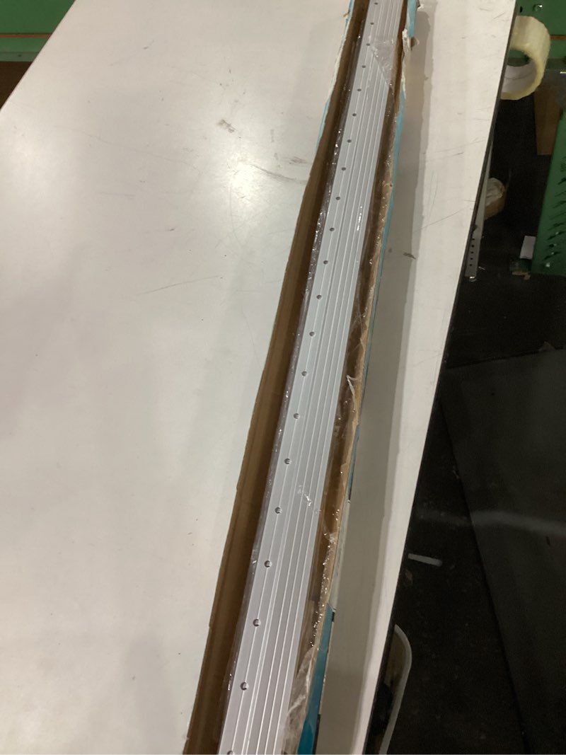 Condition photo showing Good Condition for 2-pairs heavy duty 41 inch aluminum alloy french cleat hanger, z bar clips mount for hanging mirror picture, 500 pound max load secure wall mounting interlocking brackets z hangers, hardware include