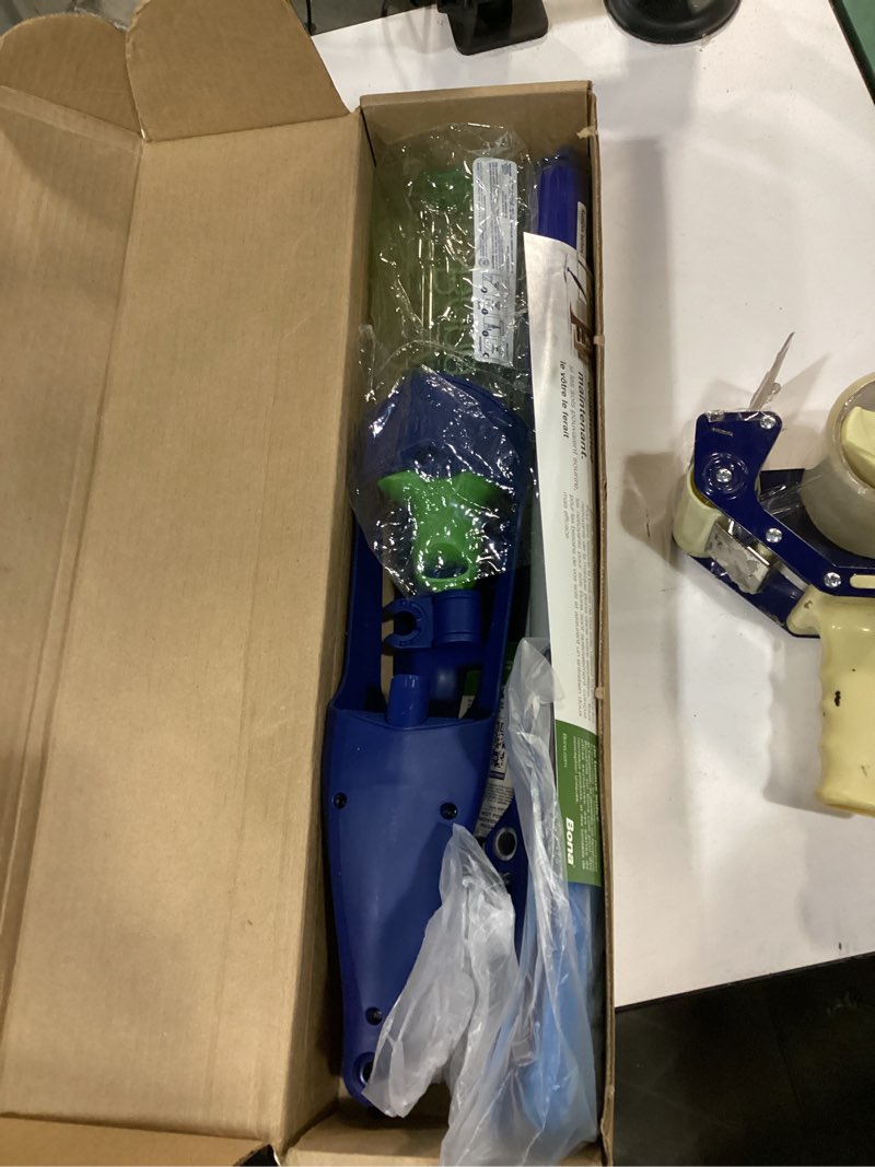 Condition photo showing Good Condition for bona hardwood floor premium spray mop - includes wood floor cleaning concentrate and machine washable microfiber cleaning pad - dual zone cleaning design for faster cleanup premium spray mop: concentrate packet