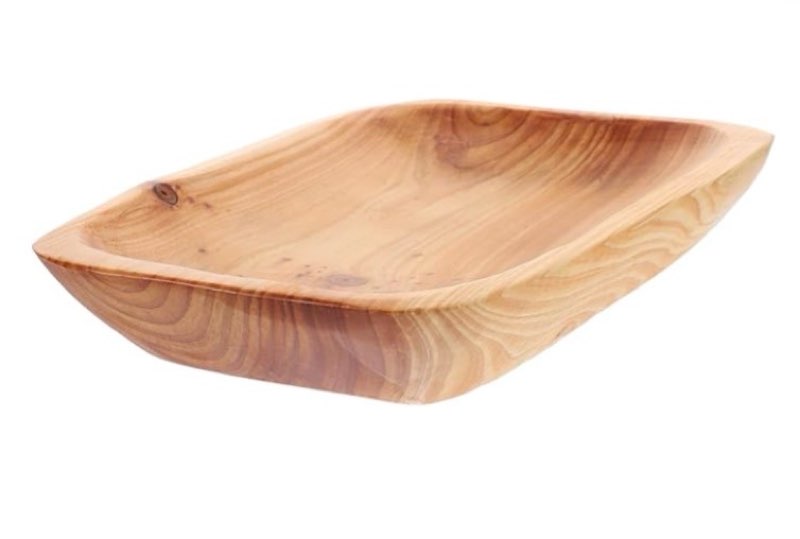 BESTOYARD Food Tray Decor Wood Tray Wood Platter Serving Tray Snack Tray Household Tray Food Tea Tray Appetizer Tray Fruit Bread Serving Dish Fruit Platter Dessert Tray Wooden Water Cup