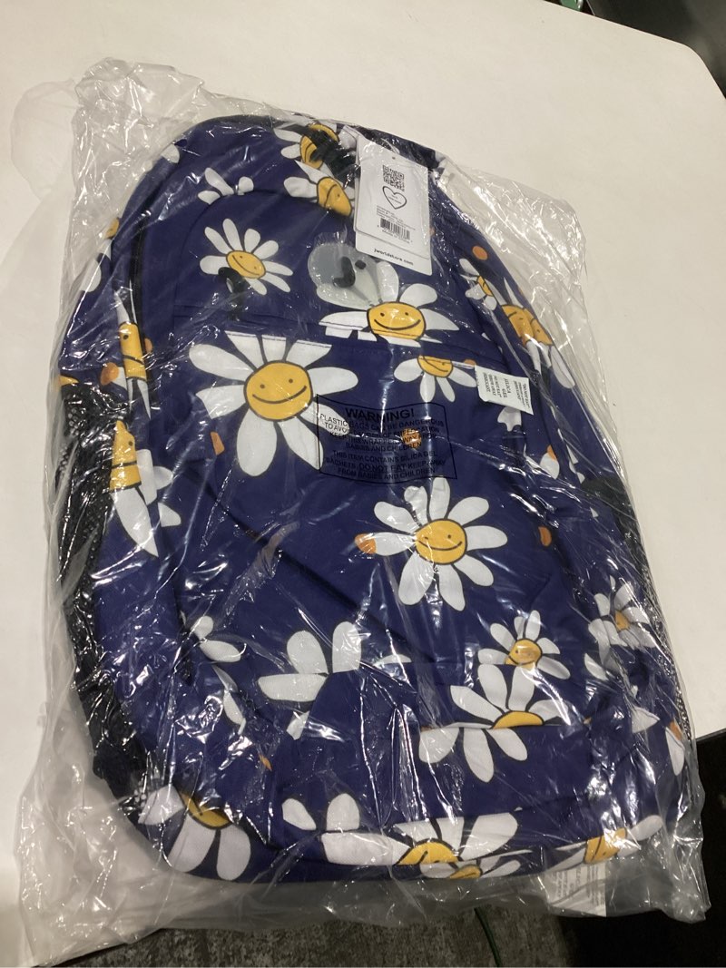 J World New York School Backpack for Kids. Cute Laptop Bookbag, Joy Daisy, One Size