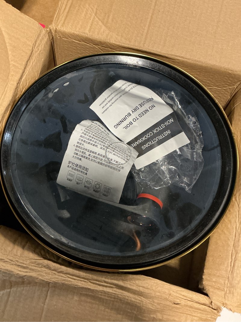 Condition photo showing As Is for multi function small pressure cooker 8l micro pressure pot non stick pressure cooker for rice beans meat soup induction cooker kitchen use