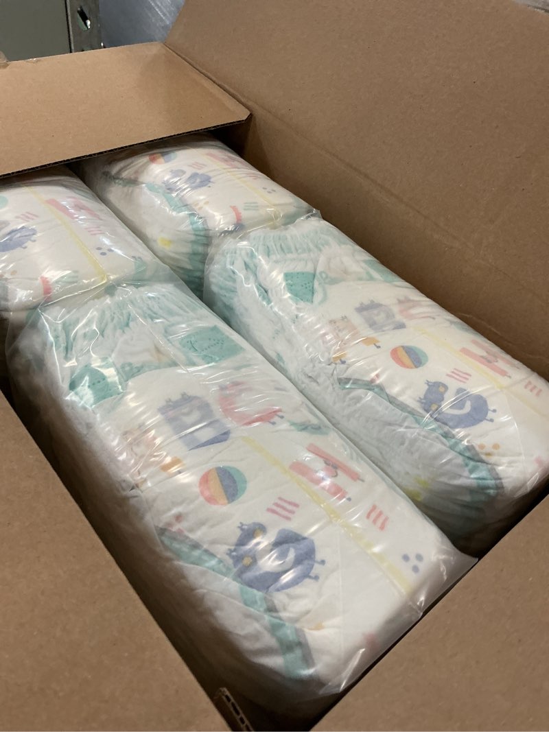 Condition photo showing New/Like New for Pampers Diapers - Cruisers 360 - Size 5, 128 Count, Babyproof up to 100% Leakproof Pull-On Diaper Size 5 128