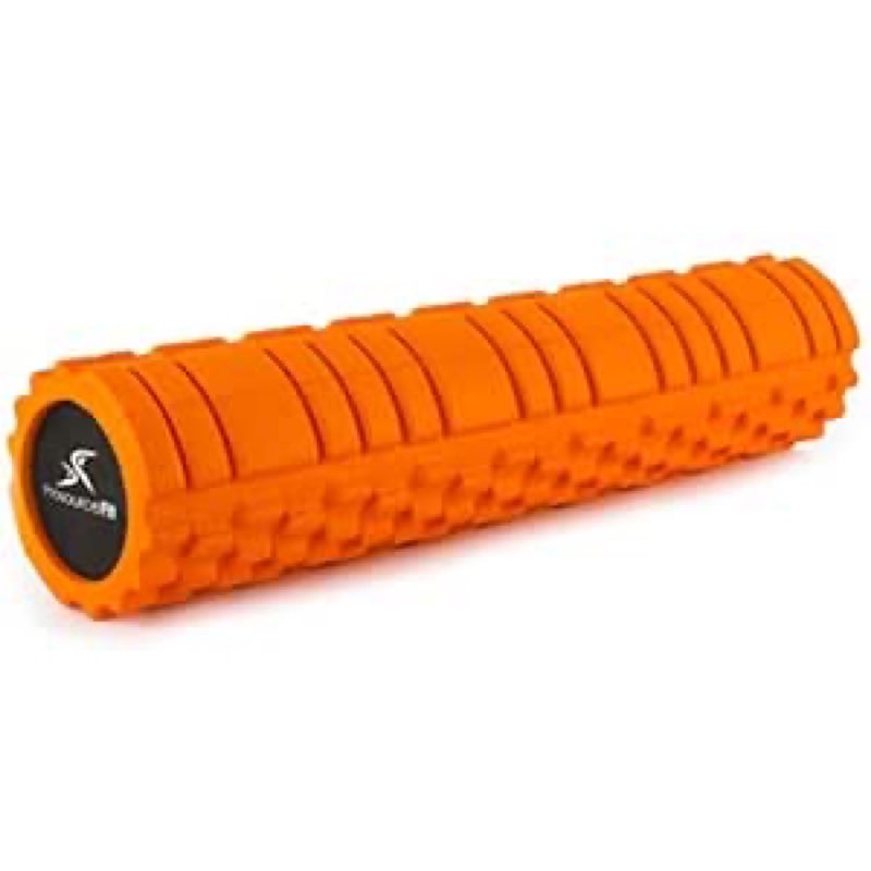 prosource sports medicine foam roller 24” x 6” (3 61 cm x 15 cm) with 2 density zones for deep-tissu