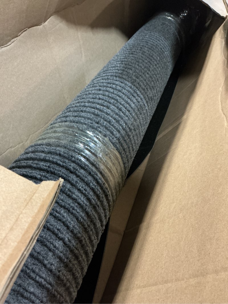 Condition photo showing Good Condition for OLANLY Front Door Mat Indoor Outdoor Entrance, Waterproof Heavy Duty Doormat, Fade Resistant, Low Profile, Easy Clean Patio Porch Welcome Floor Mats for Entry, 71x47, Light Gray 71" x 47" Light Gray