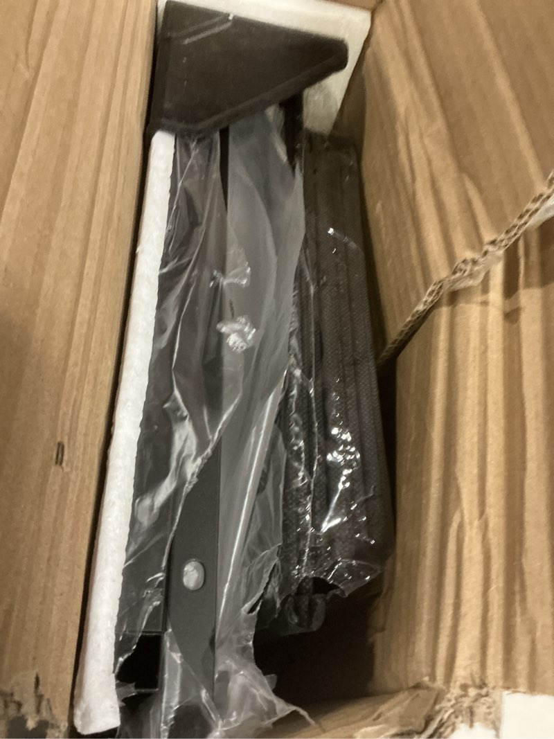 Condition photo showing Good Condition for Mifuro Tall Dresser for Bedroom, Vertical Storage Organizer Tower with 6 Drawers, Chest of Drawers with Fabric Bins, Steel Frame, Wood Top for Bedroom, Closet, Entryway- Black Black 6 Drawers