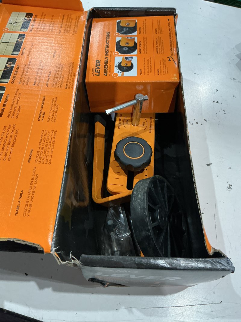 Condition photo showing As Is for camo lever deck board bending and locking tool 21-in steel utility bar