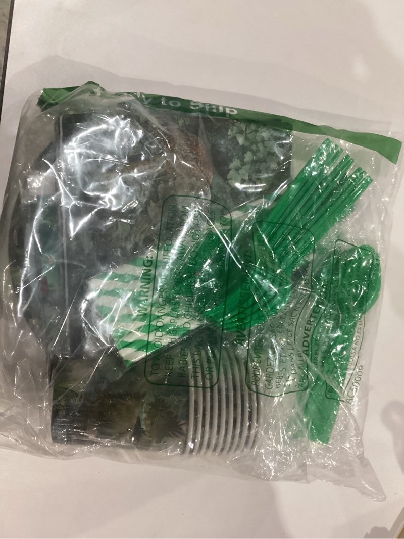 Condition photo showing As Is for Dinosaur Birthday Decorations, Dino Theme Party Supplies&Decorations Set Include Banner Tablecloth Balloons Cake Toppers Plate Napkin for Kids Party No Number Dinosaur