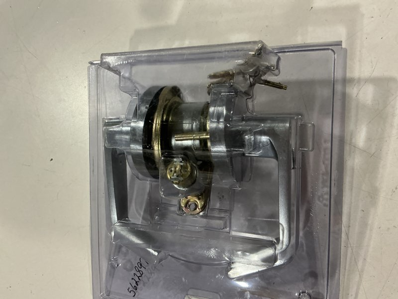 Condition photo showing As Is for brinks commercial heavy duty commercial lever satin chrome interior or exterior hall/closet