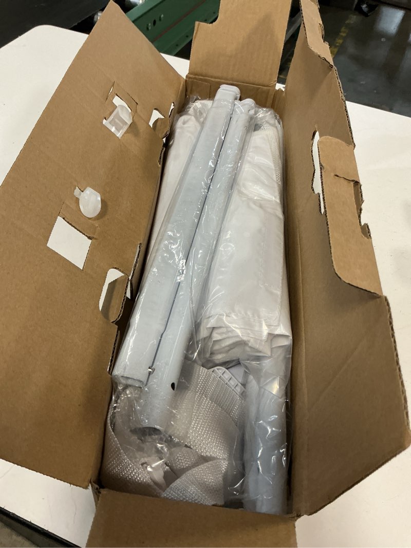 Condition photo showing Good Condition for comfybumpy premium adjustable bed rail for toddlers, swing-down safety guard, height adjusts 24.4"–32.3" h, 35.5" regular length, sturdy steel & breathable mesh, for twin, full & queen, white, 1-pack white 35.5"l × 24.4"–32.3"h (adjustable) | 1-pack