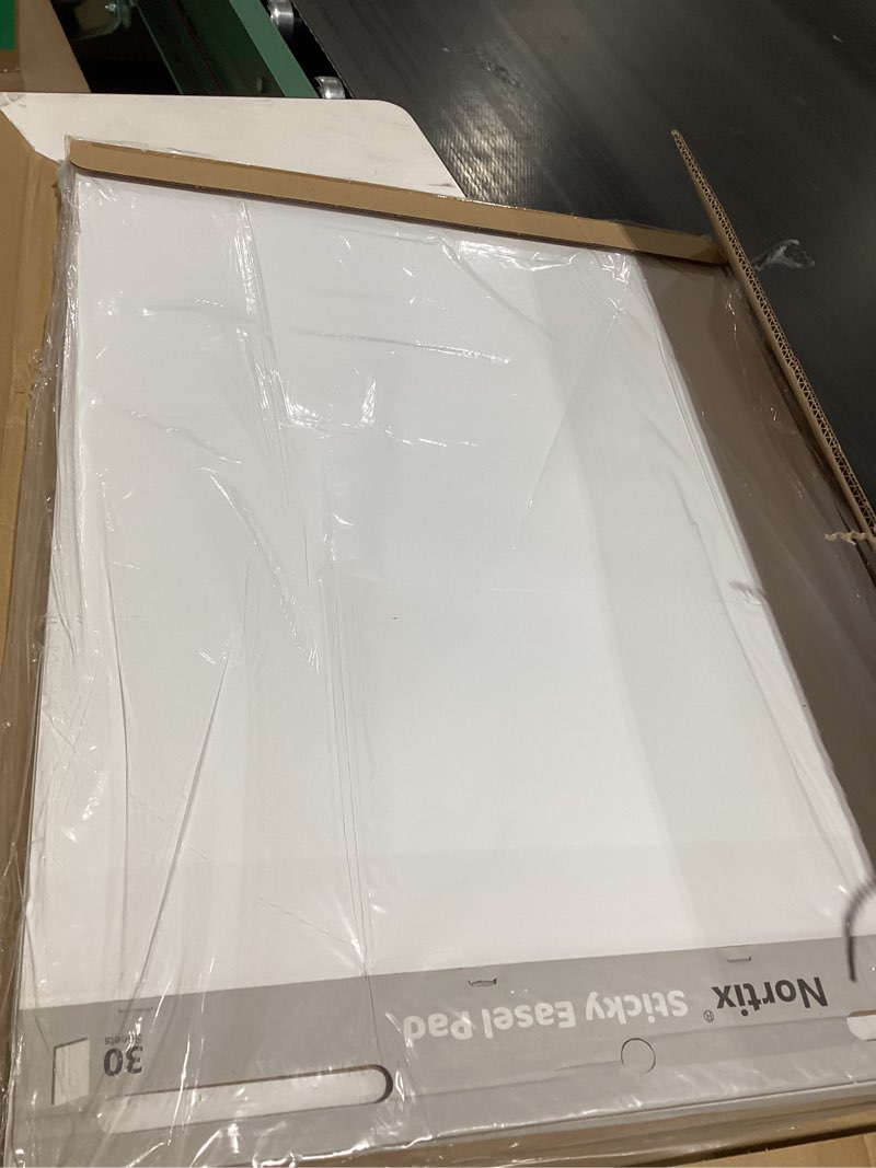 Condition photo showing Good Condition for Nortix Flip Chart Paper, Sticky Easel Pads, Chart Paper for Teachers,Super Adhesive & Bleed-Resistant, Large Self-Stick Easel Paper for Classroom/Office, 20 x 23 inch, 30 Sheets/Pad, 3 Pads