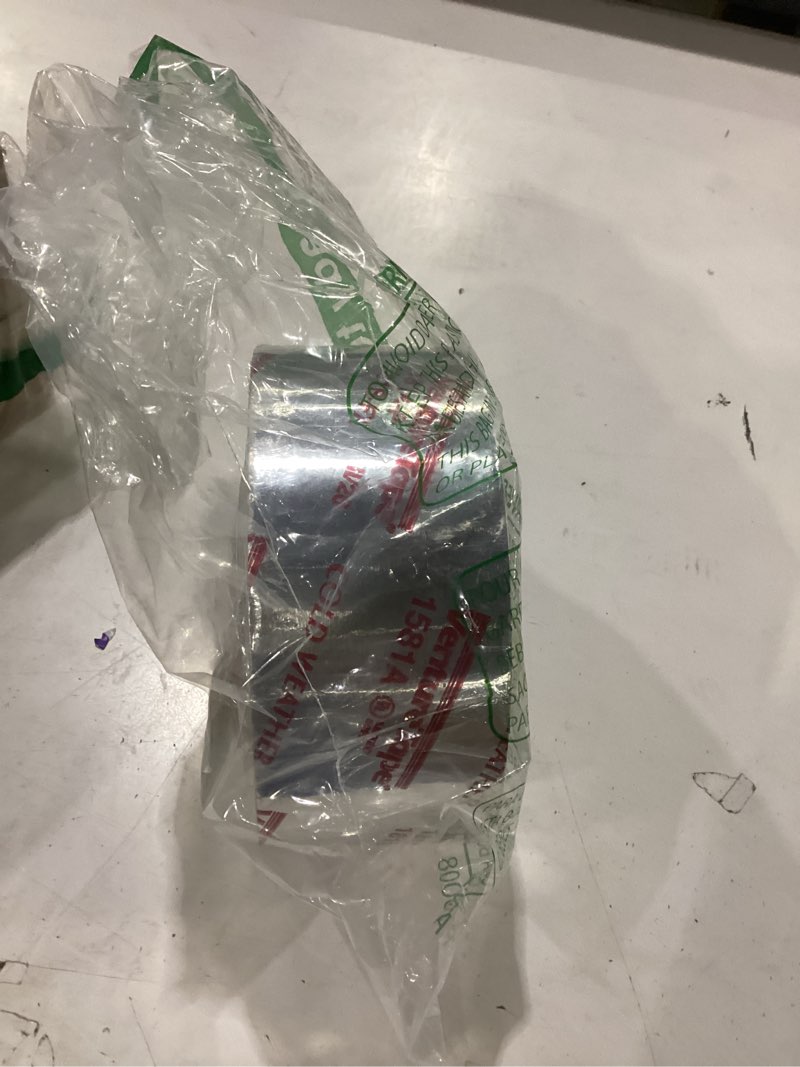 Condition photo showing New/Like New for 3m venture tape ul181a-p aluminum foil tape 1581a, rigid and flexible duct seaming, durable, cold weather adhesion, 3.89 in x 60 yd, 2 mil
