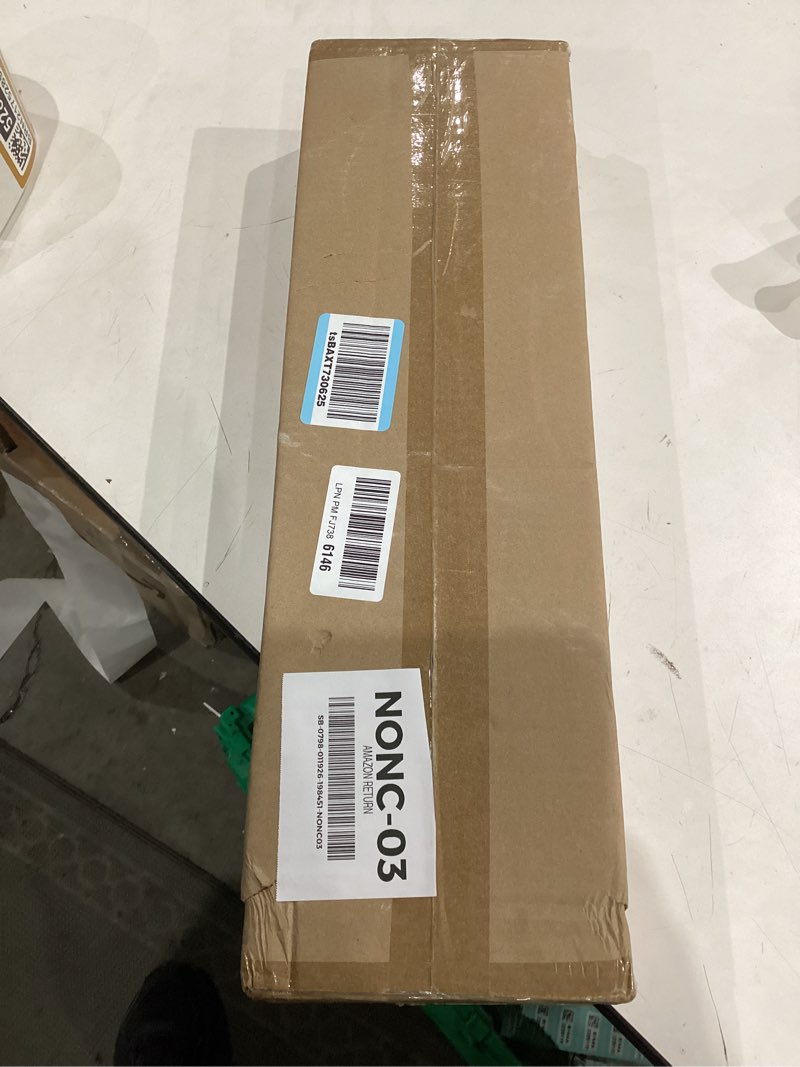 Condition photo showing New/Like New for 21.6-inch Modern Linear Wall Sconce Alabaster Natural Marble Light Fixture Art Deco Black Minimalist LED Wall Lighting for Living Room, Bedroom, Hallway, Dining Room, Stairs (Hardwired)