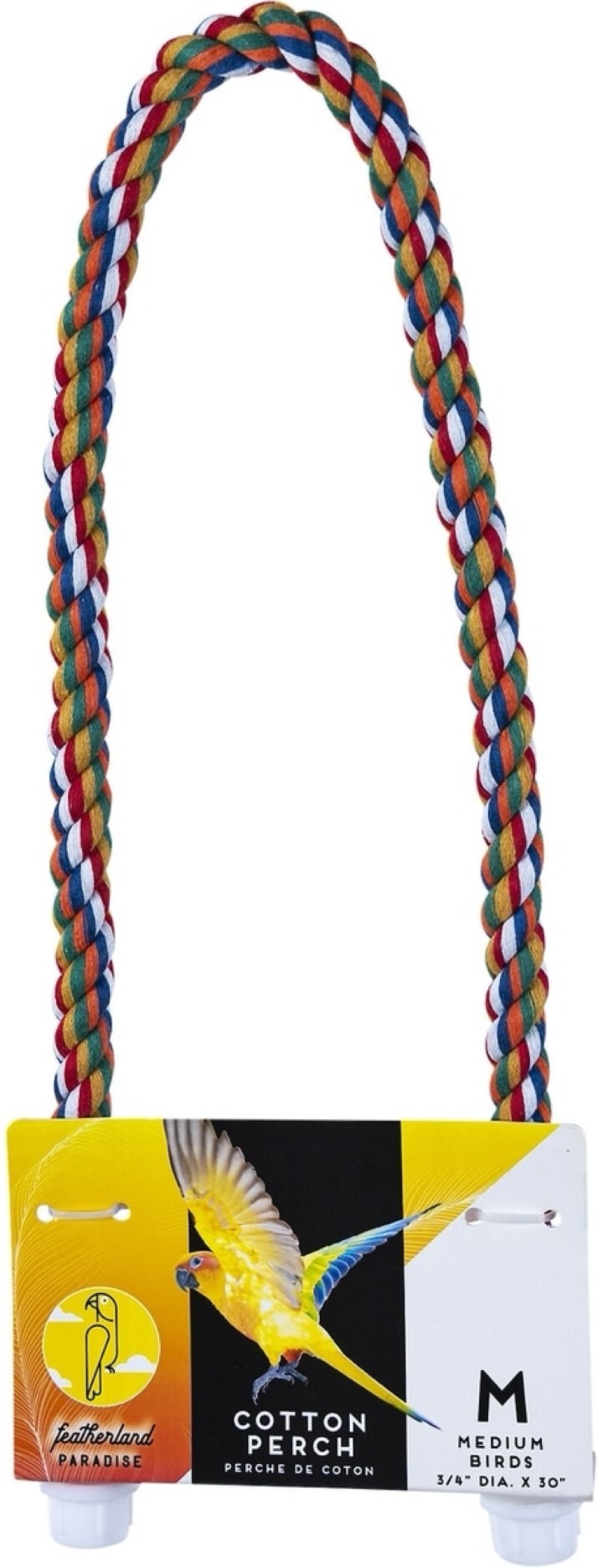 Caitec Featherland Paradise Cotton Perch Bird Toy(3/4”DIA X 20”)(Pack of 2)