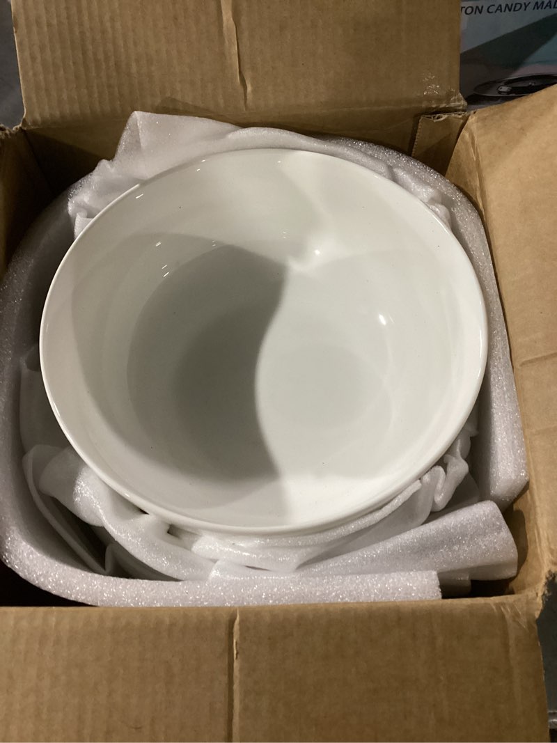 AISBUGUR 39 OZ Large Soup Bowls,Porcelain Salad Bowls Set of 4,Pho Bowls for Soup,Salad,Cereal,Pasta