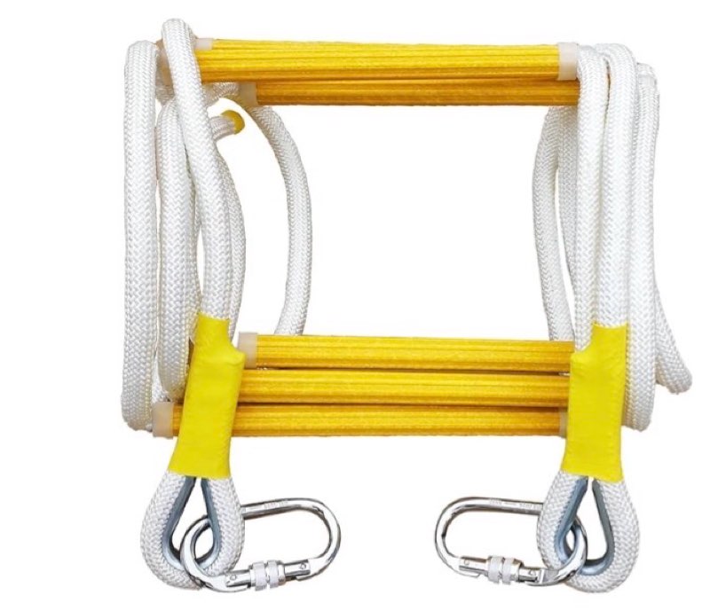 Ladders Amazon Prime Logo Enjoy fast, free delivery, exclusive deals, and award-winning movies & TV shows. Join Prime $28.99 Get Fast, Free Shipping with Amazon Prime FREE delivery Tuesday, November 25 on orders shipped by Amazon over $35 Or Prime members get FREE delivery Saturday, November 22. Order within 10 hrs 58 mins. Join Prime Delivering to Florence 41042 - Update location Only 7 left in stock - order soon.   Add to Cart   Buy Now Ships from Amazon Sold by IBennu Sky Returns FREE refund/replacement until Jan 31, 2026 Payment Secure transaction See more Add a gift receipt for easy returns Add to List  Fire Escape Rope Ladder - Portable Safety Soft Ladder for Emergency, 8 Feet, Tested to 2000 Pounds Touch the image to zoom in                      Fire Escape Rope Ladder - Portable Safety Soft Ladder for Emergency, 8 Feet, Tested to 2000 Pounds