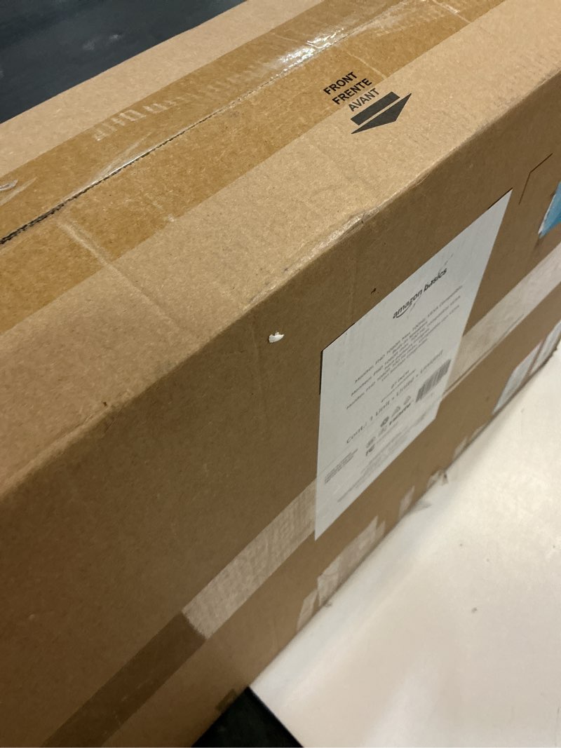 Condition photo showing As Is for Amazon Basics 27 inch Monitor, FHD 1080P, Max 100Hz, VESA Compatible, Built-in Speakers, Black 100Hz 27"