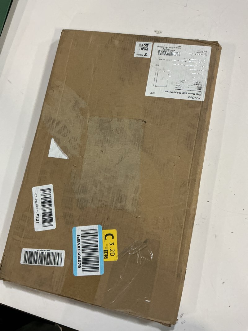 Condition photo showing New/Like New for MaxGear Wall Mount Sign Holder 11 x 17 Inch, Clear Plastic Picture Frames with Mounting Screws, Door Sign Holders and Document Display Frame for Home, Office, Store, Vertical, 6 Pack 11''x17'' 6 Pack