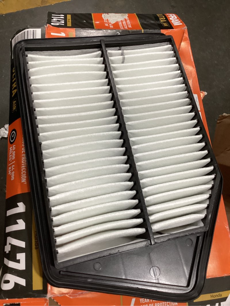 Condition photo showing As Is for fram ultra air xga11476  premium engine air filter  replacement filter for select acura  honda vehicles fits select: 2013-2017 honda accord  2015-2020