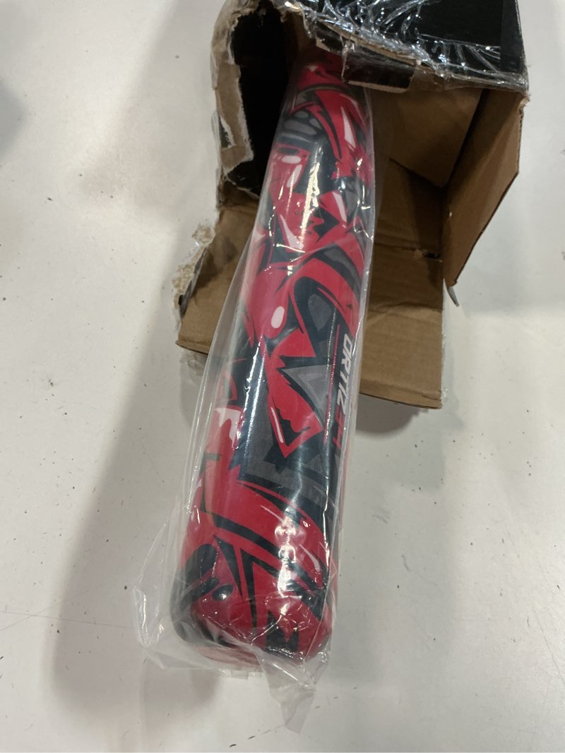 Condition photo showing As Is for Bat & Ball Set - Graffiti Plastic Bat & Ball Homerun Set- David Ortiz Backyard Baseball Set for Youth, Kids, Teenagers, Adults (Bat & Ball Set, Blue) Red Bat & Ball Set