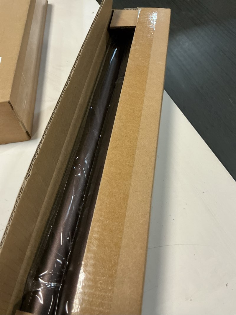 Condition photo showing New/Like New for oil rubbed bronze tension shower curtain rod – adjustable 18-89 inches, fits 20-88 inch spaces, no drill rust resistant spring rod for bathroom, kitchen, bedroom, balcony bronze 18-89 inch