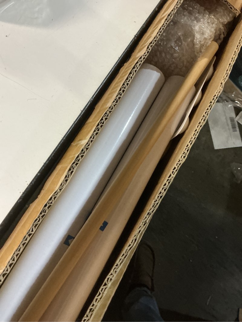 Condition photo showing Good Condition for Wood Easel for Kids, All-in-ONE Adjustable Easel with Art Supplies, Magnetic Double Sided Whiteboard & Chalkboard, Ideal Christmas, Birthday Gift for Boys & Girls Age 3, 4, 5, 6, 7, 8+ Years Old