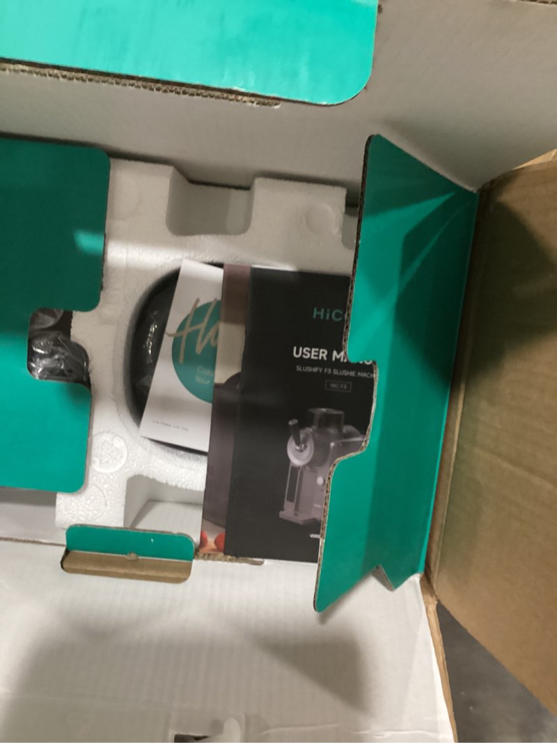 Condition photo showing Good Condition for HiCOZY F3 Slushie Machine & Soft Serve Ice Cream Machine, No Ice Needed, Self-Cleaning, 5 Presets for Soft Serve, Frozen Drink, Milk Shake, Margaritas, Frappés and More