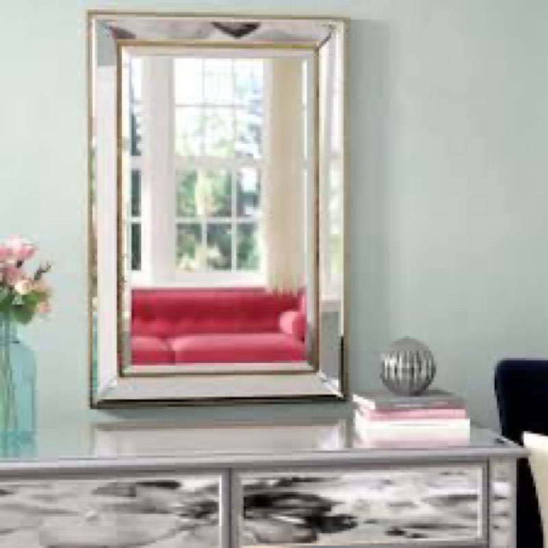 epifanio modern & contemporary beveled accent mirror