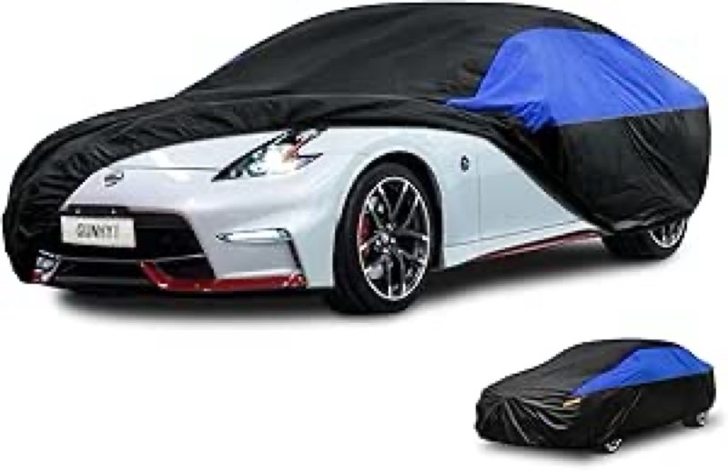 Nissan Car Cover Custom Fit Nissan 350Z Waterproof All Weather, Lightweight Full Exterior Cover for Automobiles Outdoor Sun UV Rain Dust Snow Wind Protection.